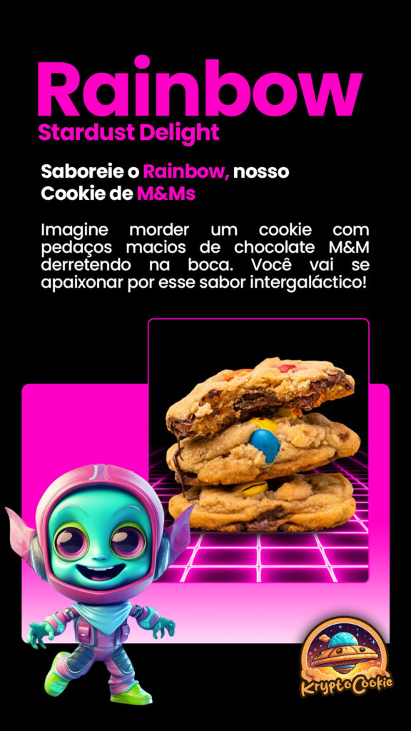 Post Instagram sabores KryptoCookie